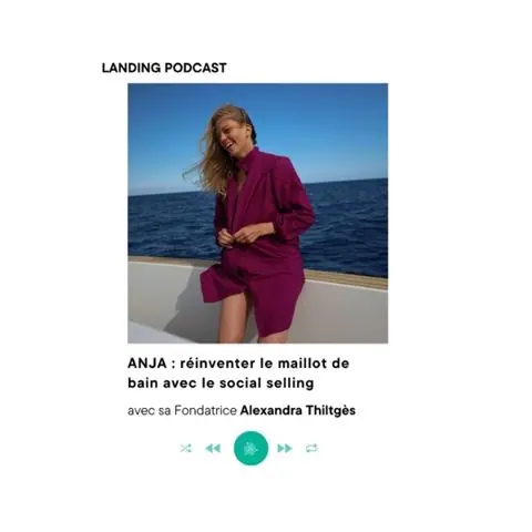 Cover of the episode: ANJA PARIS : réinventer le maillot de bain avec le social selling