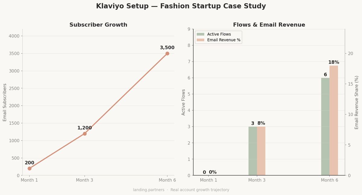 klaviyo case study infographic