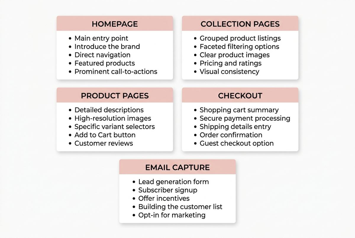 webshop audit checklist